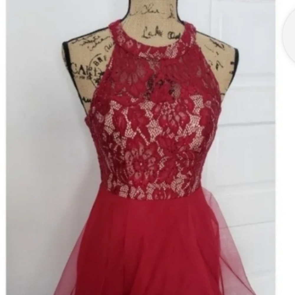 Speechless Red Dress, Formal, High Lo, Size 9